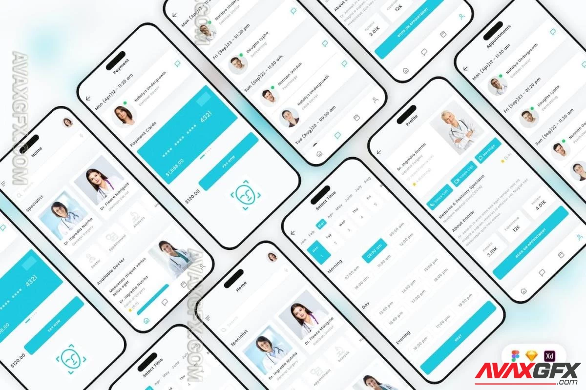 Dental Clinic Finder Mobile App UI Kit