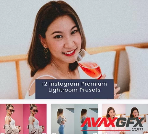 12 Instagram Premium Lightroom Presets - HJCQPDN