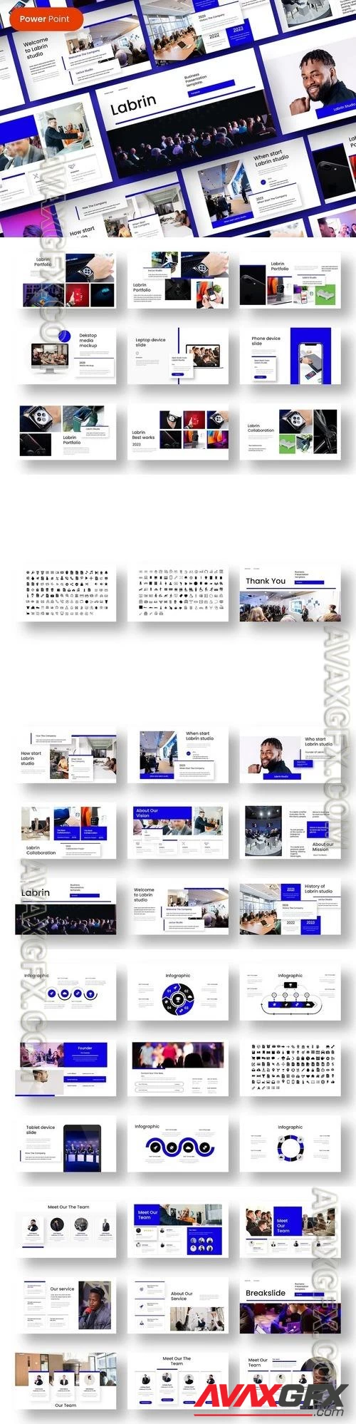 Labrin - Business PowerPoint Template