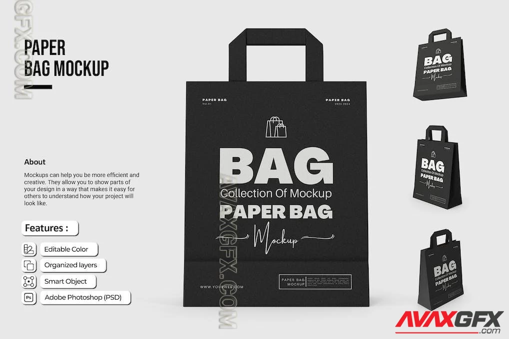 Paper Bag Mockup