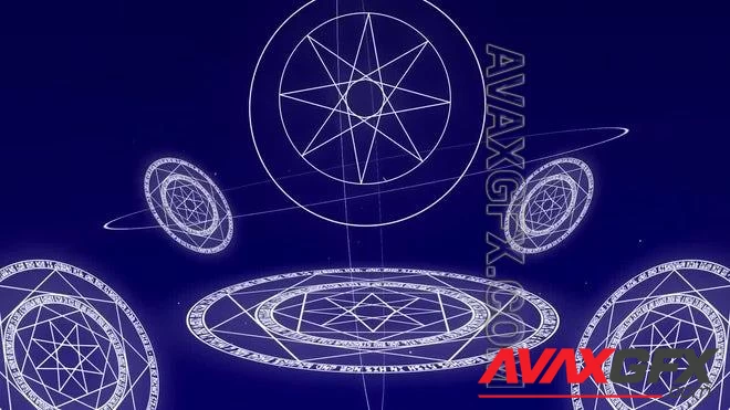 MA - Magic Circle Background Loop 1445826