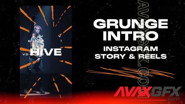 Grunge Intro Instagram Story & Reels 48143665 [Videohive]
