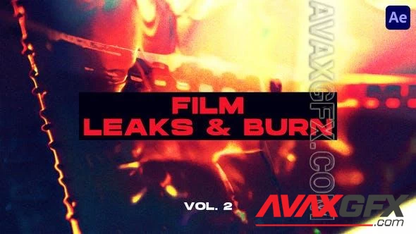 Film Leaks & Burn Transitions VOL. 2 | After Effects 48017075[Videohive]