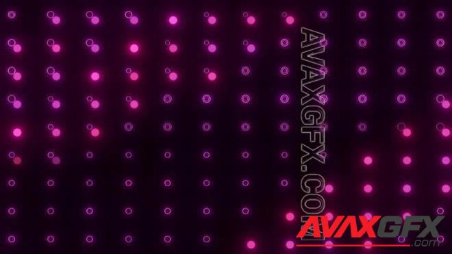 MA - Neon Dots Grid 1440579