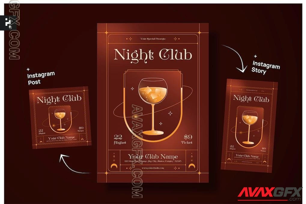 Elegant Night Club Flyer