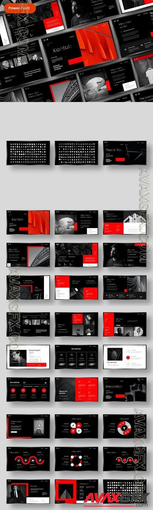 Kantub - Business PowerPoint Template [PPTX]