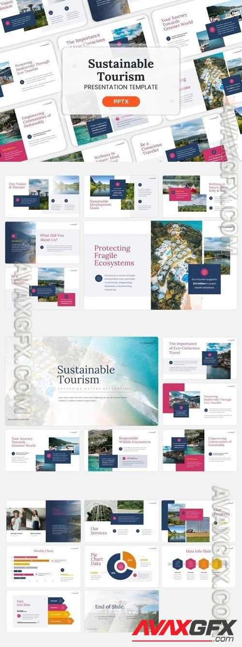 Sustainable Tourism - PowerPoint, Keynote and Google Slides Templates