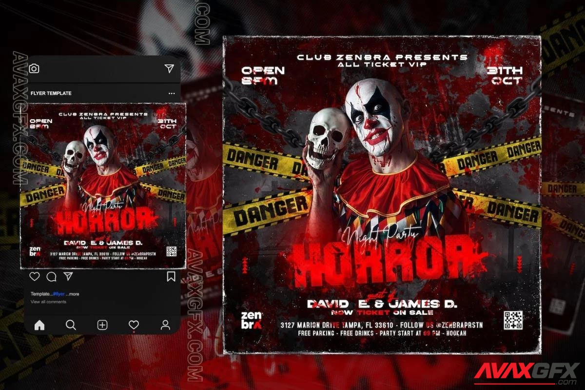 Halloween Flyer Template CFLJAQR