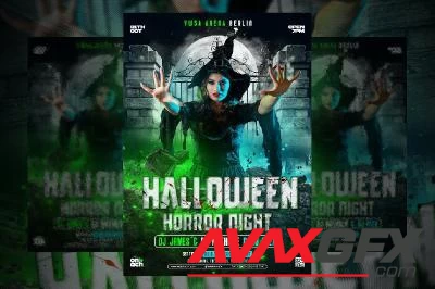 Halloween Flyer Template 2HDKPTY