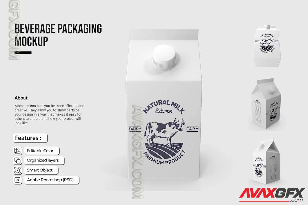 Beverage Package Mockup