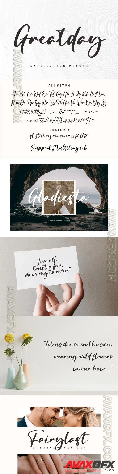 Greatday Script Font