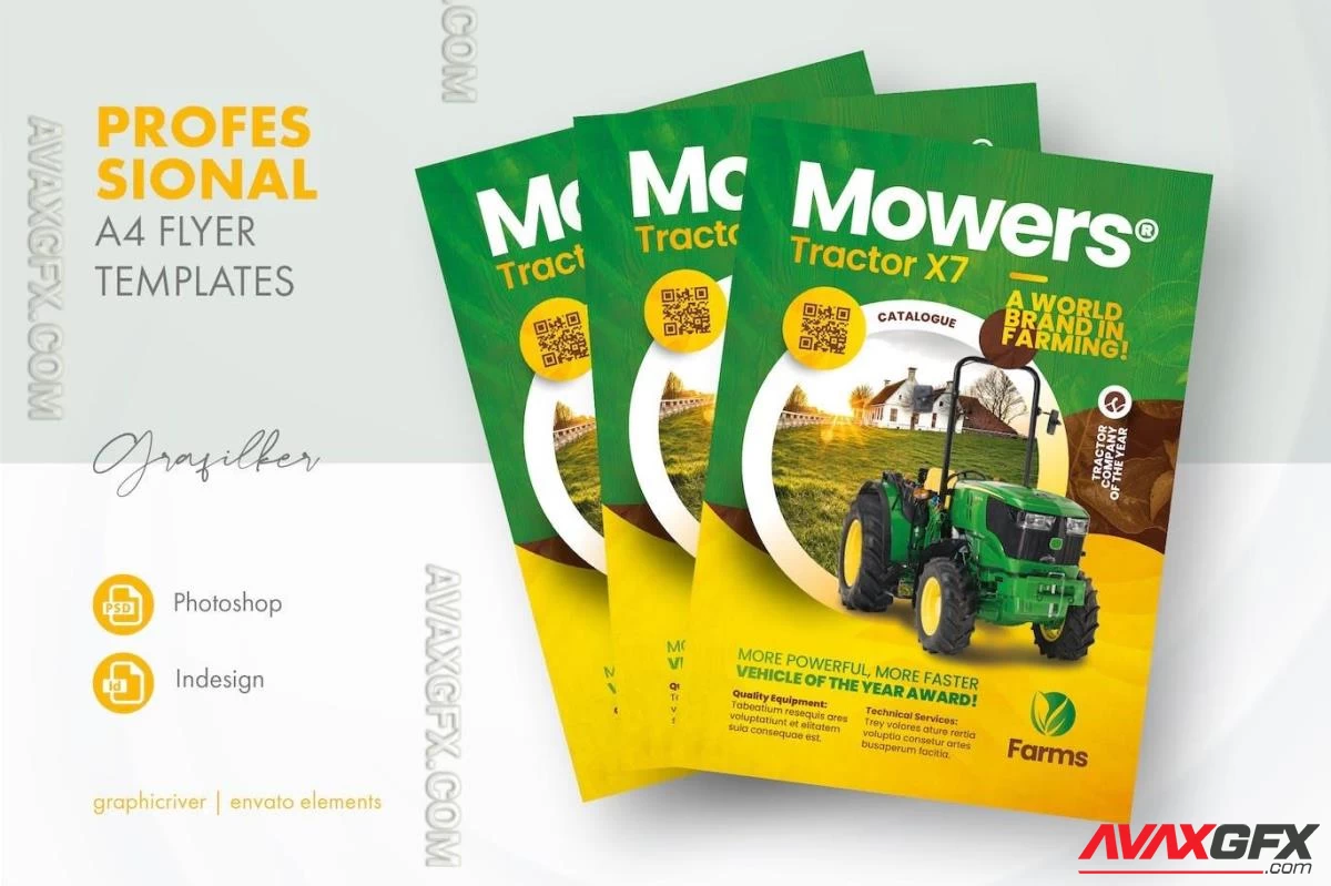 Mower Farm Flyer Templates