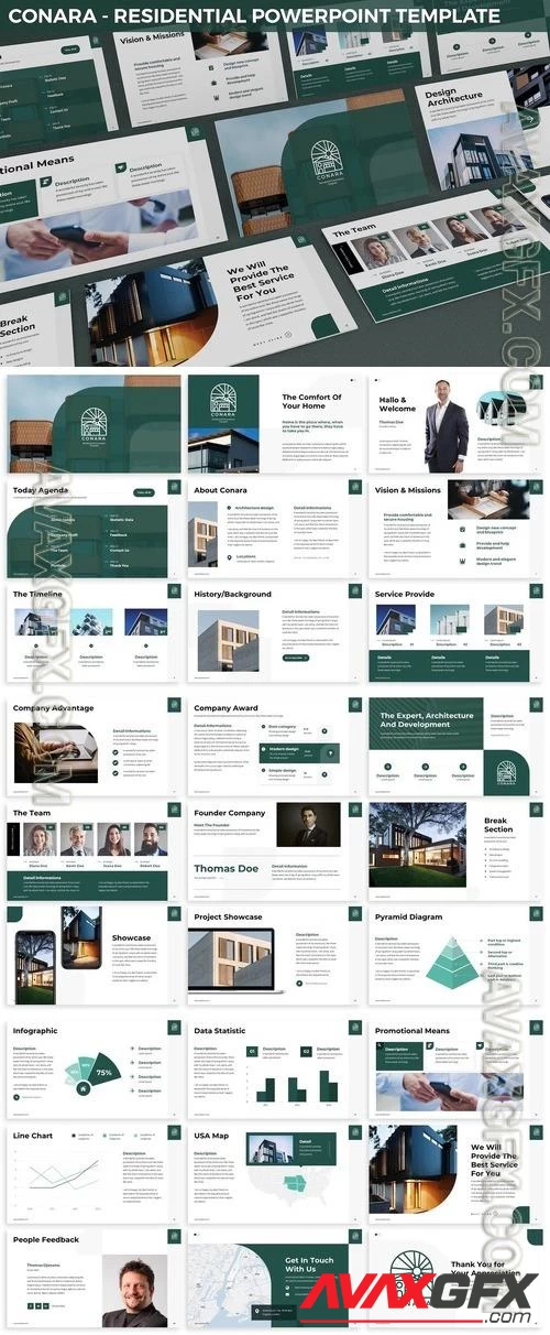 Conara - Residential Powerpoint Template