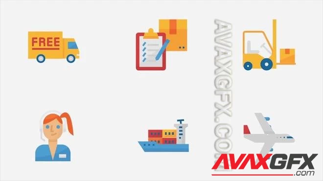 MA - Logistics & Transportation Icons Pack 1551799