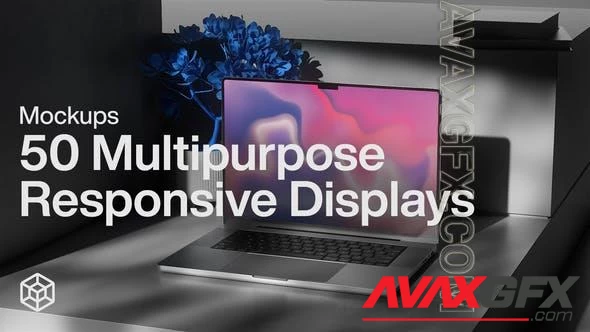 Mockups - 50 Multipurpose Responsive Displays 47554161 [Videohive]