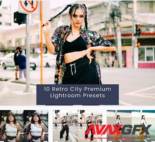 10 Retro City Premium Lightroom Presets - 3TXE73L