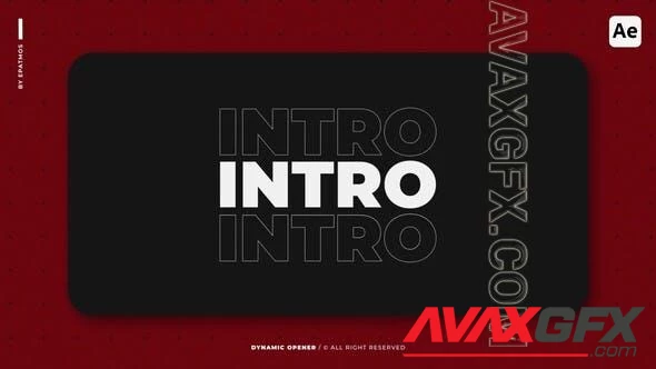 Dynamic Opener | AE 48052569 [Videohive]