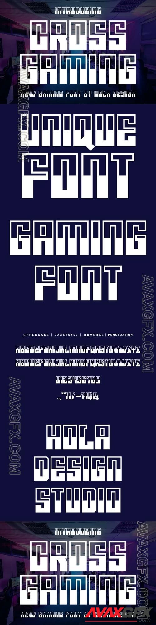 Cross Gaming Font