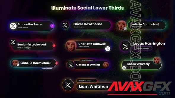 Illuminate Social Lower Thirds 47824281 [Videohive]