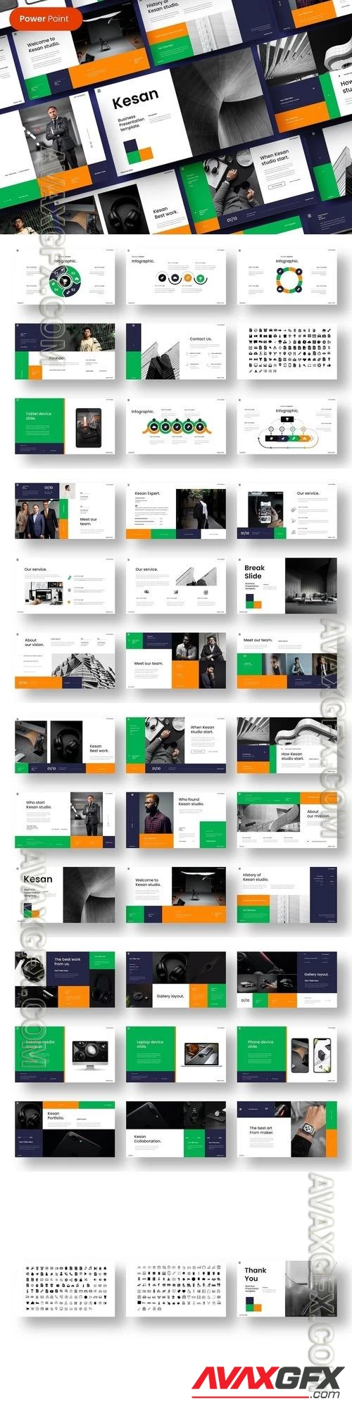 Kesan - Business PowerPoint Template