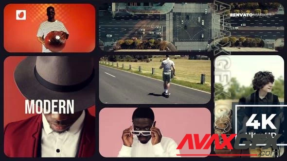Multiscreen Opener Intro | Split Collage Slideshow 48025993 [Videohive]