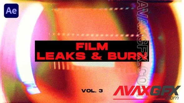 Film Leaks & Burn Transitions VOL. 3 | After Effects 48137825 [Videohive]