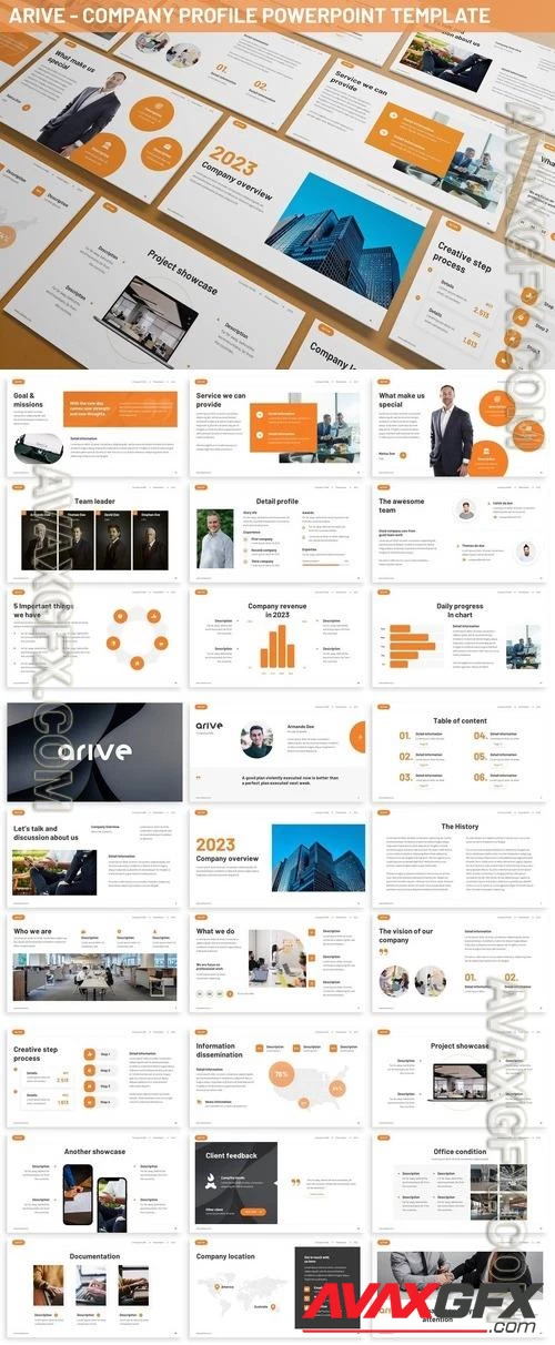 Arive - Company Profile Powerpoint Template