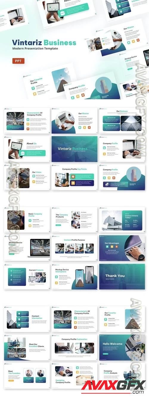 Vintariz Business Powerpoint Template