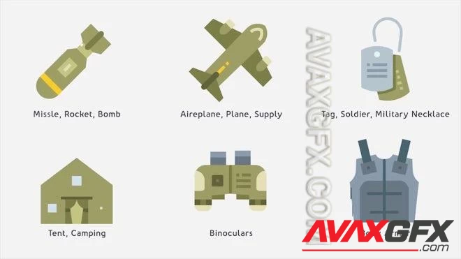 MA - Military & Weapons Icons Pack 1567981
