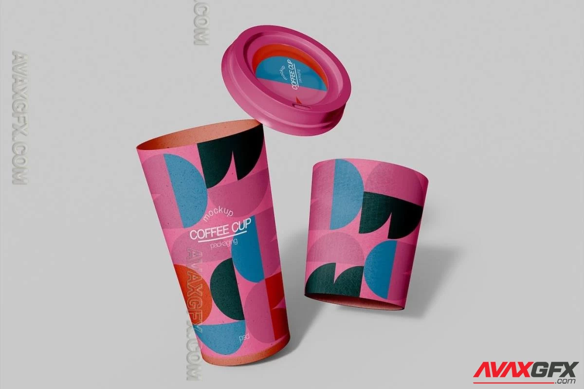 Take away Coffee Cups Mockup