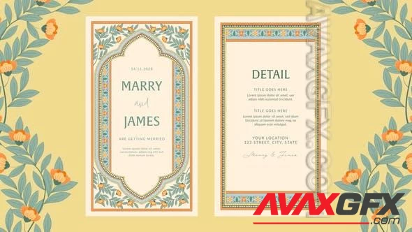 Indian Wedding Invitation Template 47594107 [Videohive]