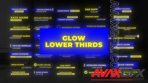 Glow Lower Thirds 48147596 [Videohive]