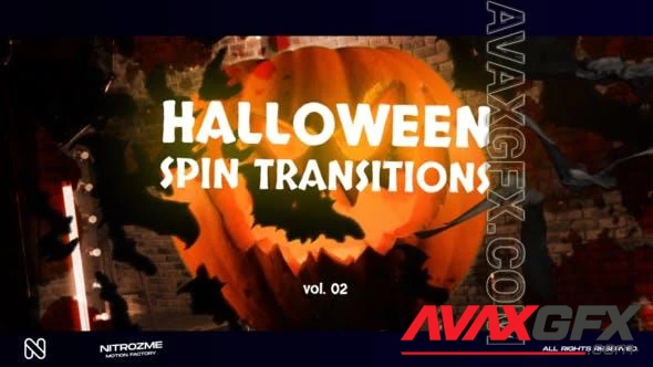 Halloween Spin Transitions Vol. 02 48378289 Videohive