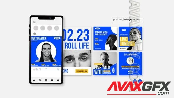 Music Podcast Instagram Post 47999462 [Videohive]