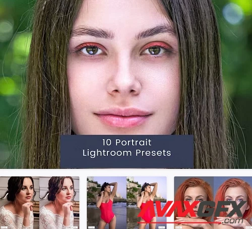 10 Portrait Lightroom Presets - UQRMXTK