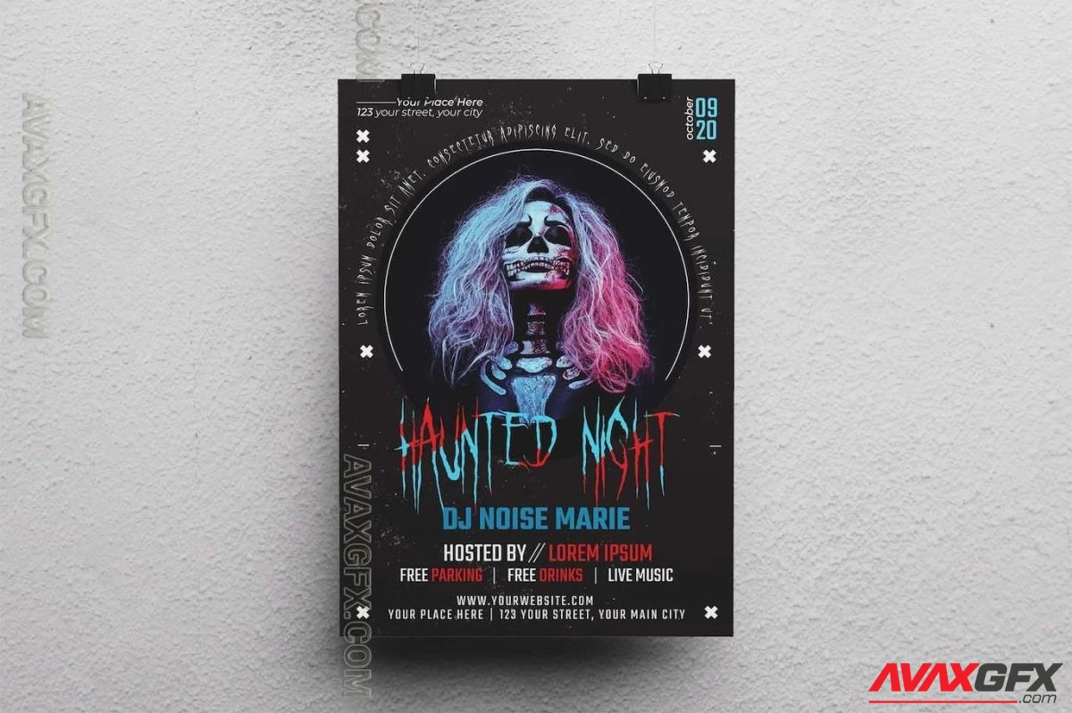 Halloween Party Flyer UNTAEZV