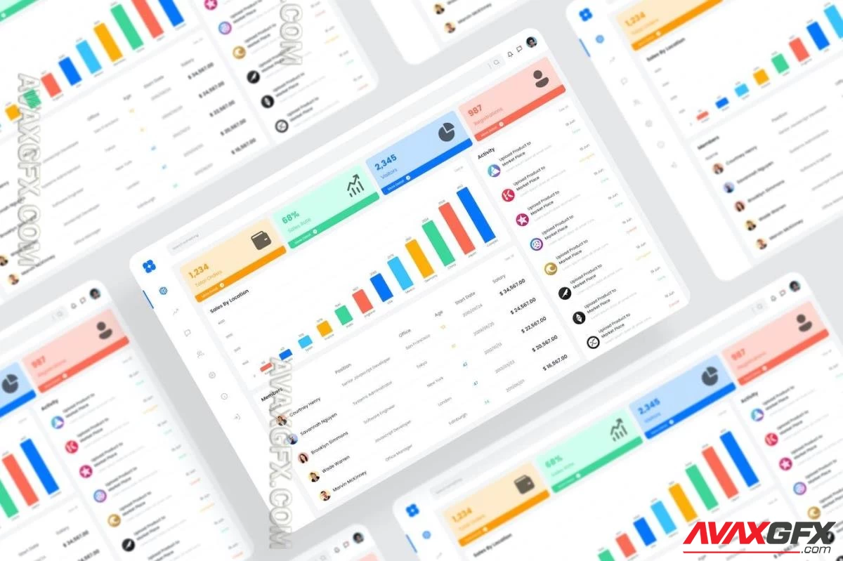 Management Dashboard UI Kit