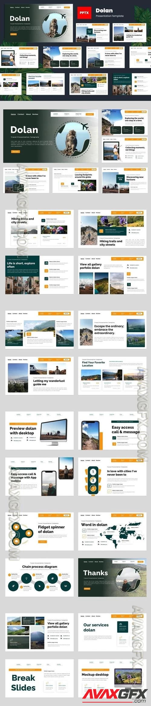 Dolan - Travel Powerpoint Template