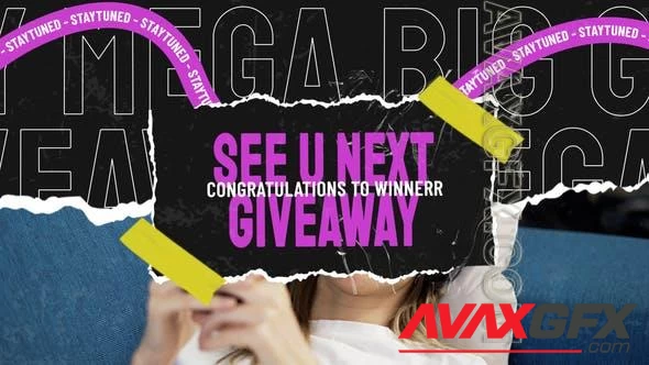Giveaway Video Display After Effect Template 47602247 [Videohive]