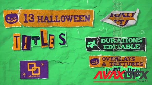 Halloween Paper Titles 48024249 [Videohive]