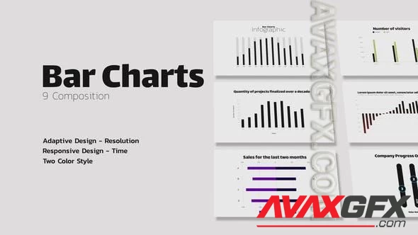 Infographic - Bar Charts / AE 47892239 [Videohive]