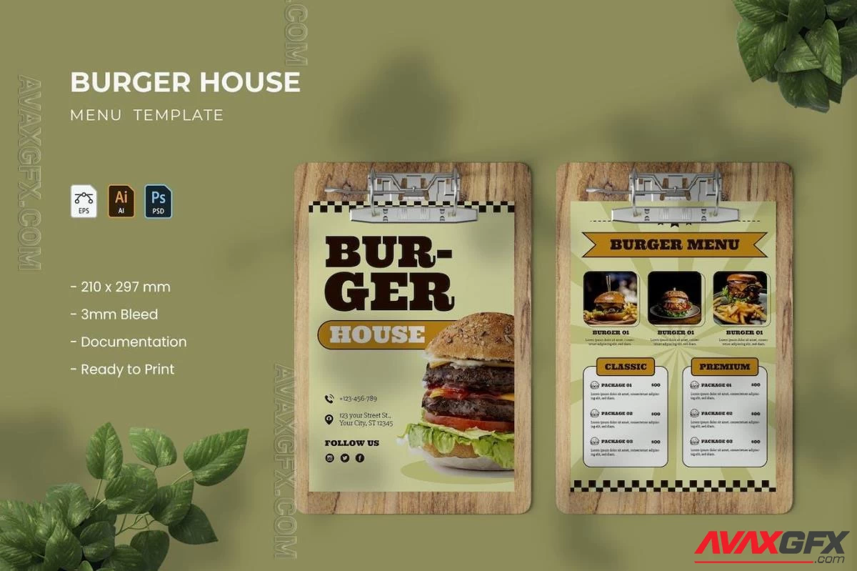 Burger House - Menu