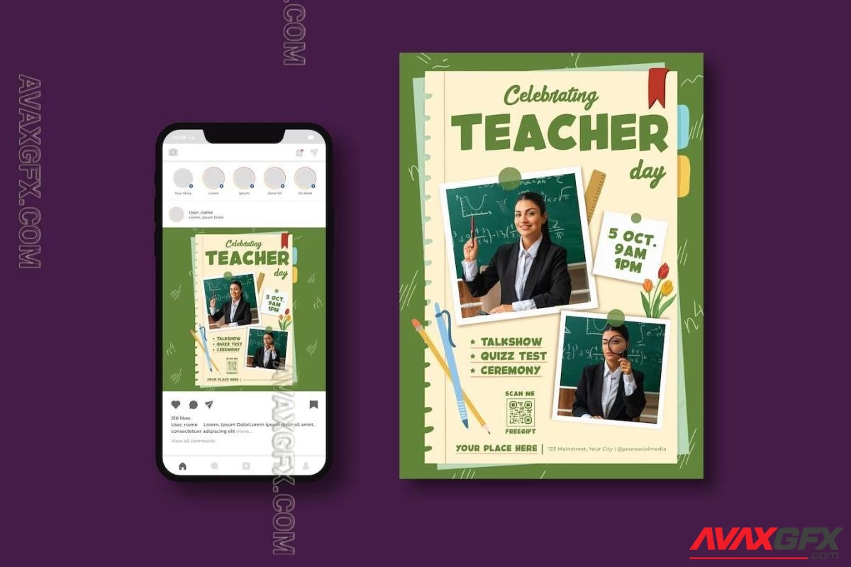 World Teacher Day Flyer