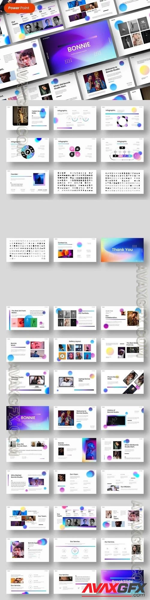 Bonnie - Business PowerPoint Template [PPTX]