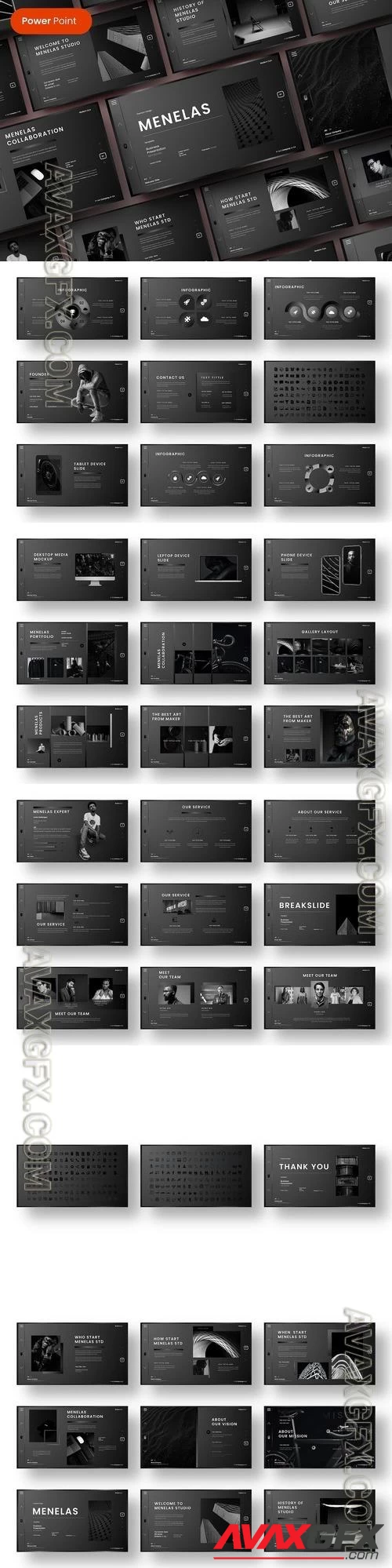 Menelas - Business PowerPoint Template [PPTX]