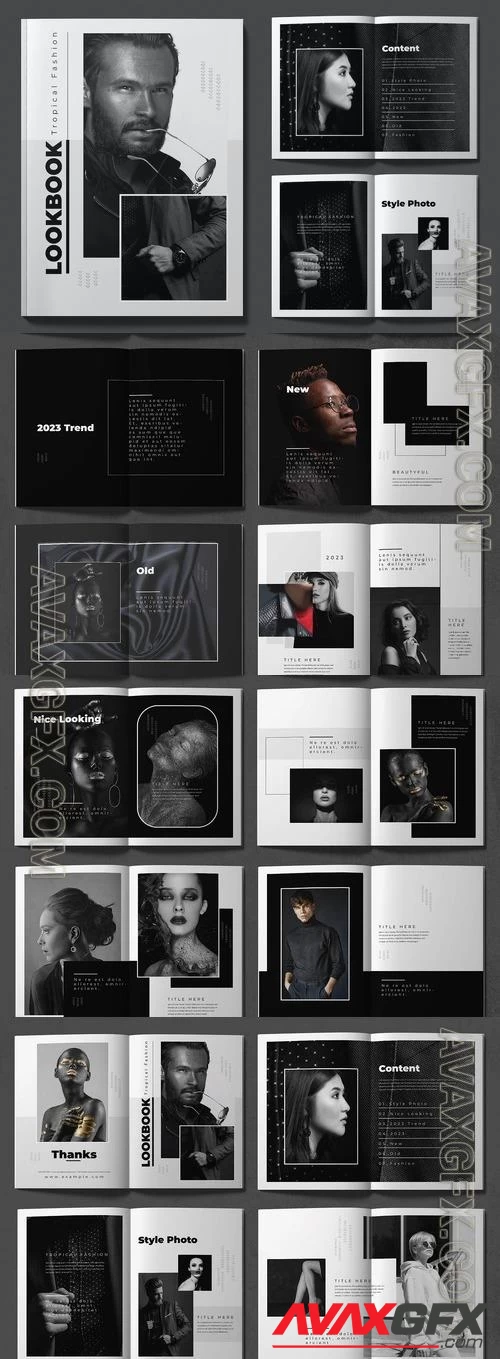 Look Book Template