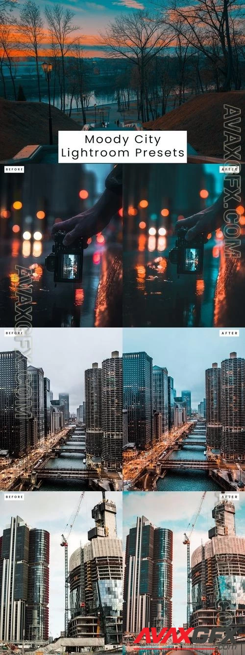 Moody City Lightroom Presets 6J5QDCT