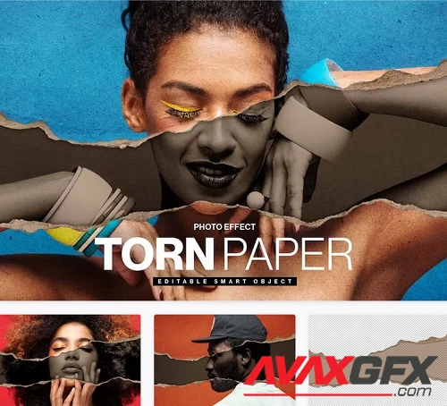 Paper Tear Effect Template - HZWV7G9