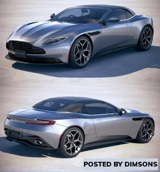 Vehicles, cars Aston Martin DB11 Volante 2019 - 3D Model