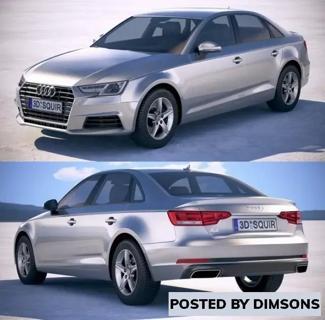 Vehicles, cars Audi A4 Sedan 2019 - 3D Model